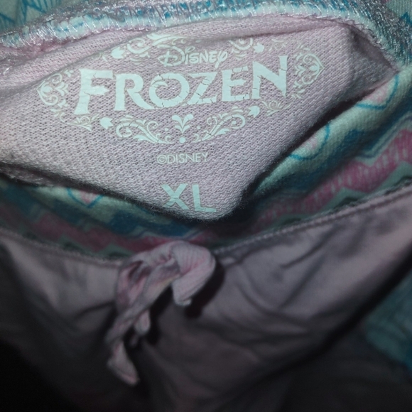 Disney Frozen Pink XL Sweatpants for Kids - Picture 6 of 8